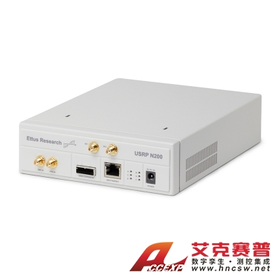 美國NI USRP N200 套件（USRP N200、2 根 SMA 隔板射頻電纜、以太網電纜、電源）