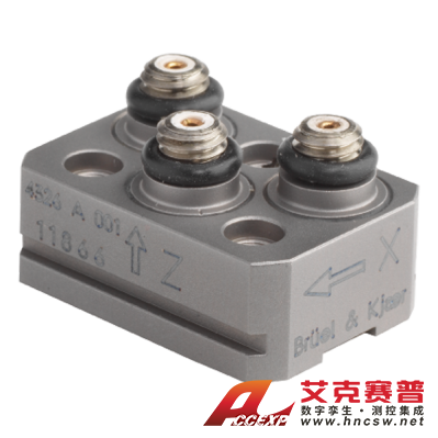 HBK 4326-A-001型  微型三軸壓電電荷型加速度計，帶槽，不含電纜