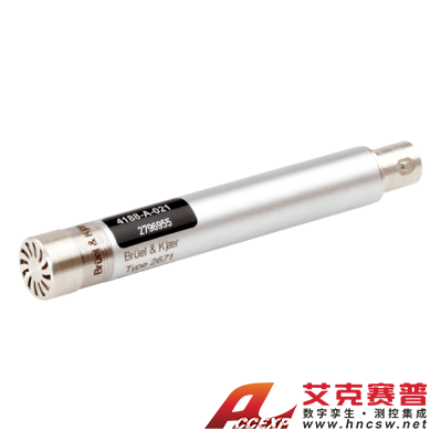 HBK 4188-A-021型  帶2671型前置放大器的?英寸自由場傳聲器，20 HZ 至 12.5 KHZ，預極化