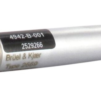 HBK 4942-B-001型  帶2669-B型前置放大器的?英寸擴散場傳聲器，6.3 Hz 至 16 kHz，預極化