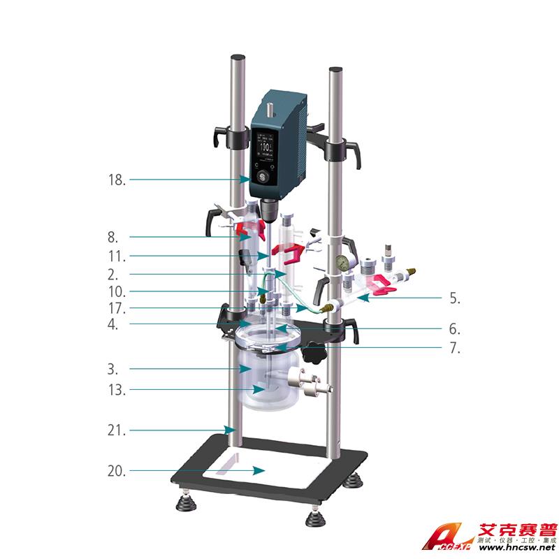 JULABO優萊博 3000mL壓力反應釜，JRS-6439-254