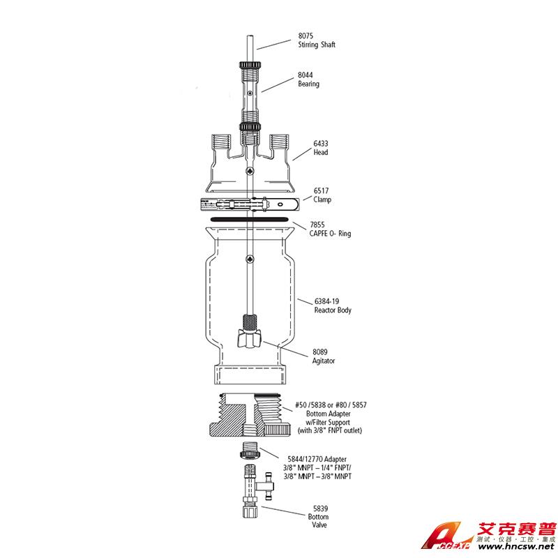 JULABO優萊博 3000ml 單層壓力過濾釜，CRS6384-243