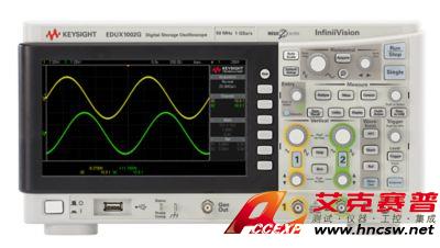 keysight是德 EDUX1002G 示波器：50 MHz，2 個模擬通道