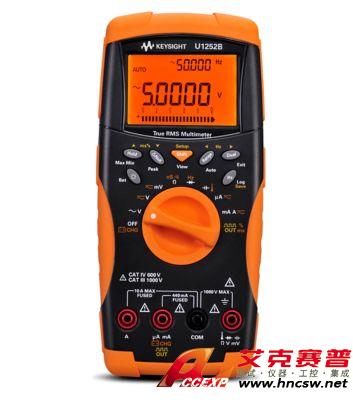 keysight是德 U1252B 手持式數字萬用表，4位半