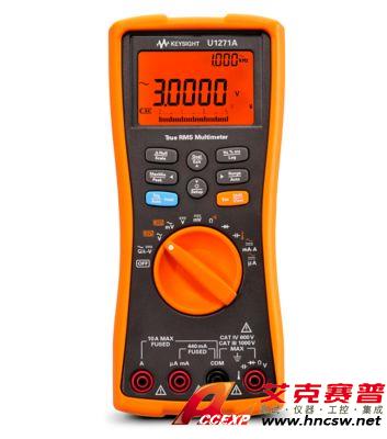 keysight是德 U1271A 手持式數字萬用表，4位半，IP54